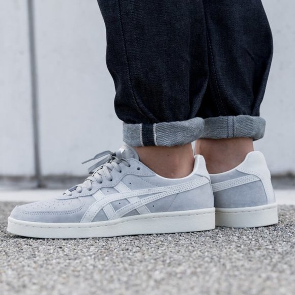 ONITSUKA TIGER Grey Suede Lace Up Sneakers - Picture 3 of 7